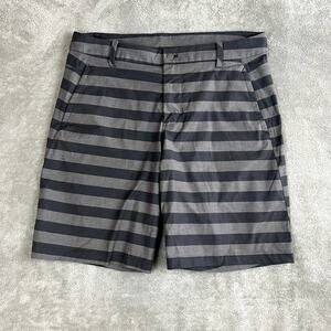 Lululemon Kahuna 2.0 Golf Shorts Mens 38 Striped Performance Stretch Prep